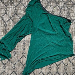 ASTR asymmetrical one shoulder top XS